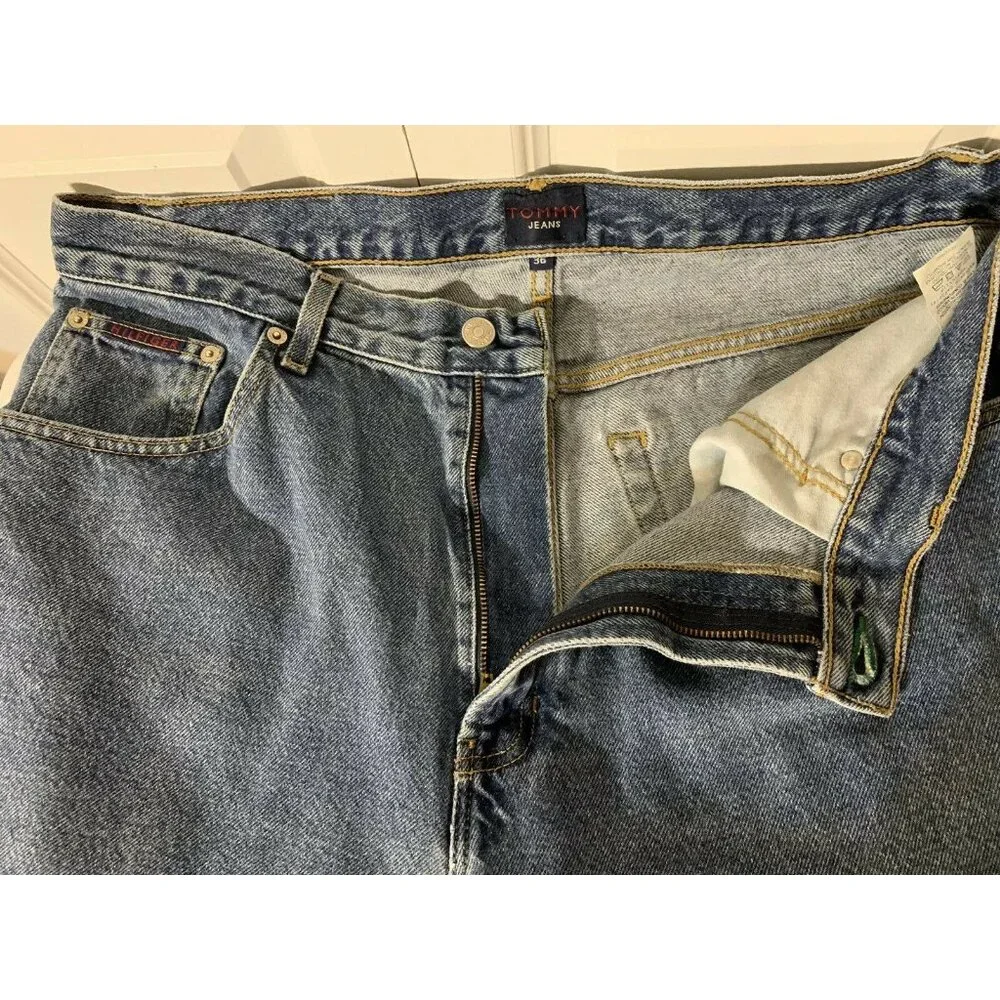 Vtg Tommy Hilfiger Jean Denim shorts Men’s Sz 36 Mens‎ Blue